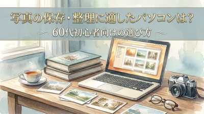 写真の保存・整理に適したパソコンは？60代初心者向けの選び方
