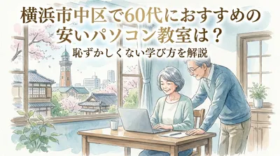 横浜市中区で60代におすすめの安いパソコン教室は？恥ずかしくない学び方を解説