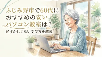ふじみ野市で60代におすすめの安いパソコン教室は？恥ずかしくない学び方を解説