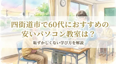 四街道市で60代におすすめの安いパソコン教室は？恥ずかしくない学び方を解説