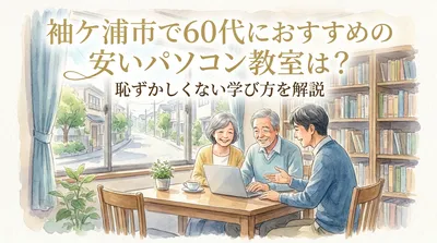 袖ケ浦市で60代におすすめの安いパソコン教室は？恥ずかしくない学び方を解説