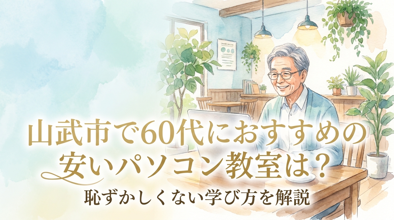山武市で60代におすすめの安いパソコン教室は？恥ずかしくない学び方を解説