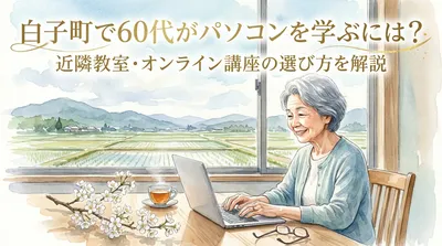 白子町で60代がパソコンを学ぶには？近隣教室・オンライン講座の選び方を解説