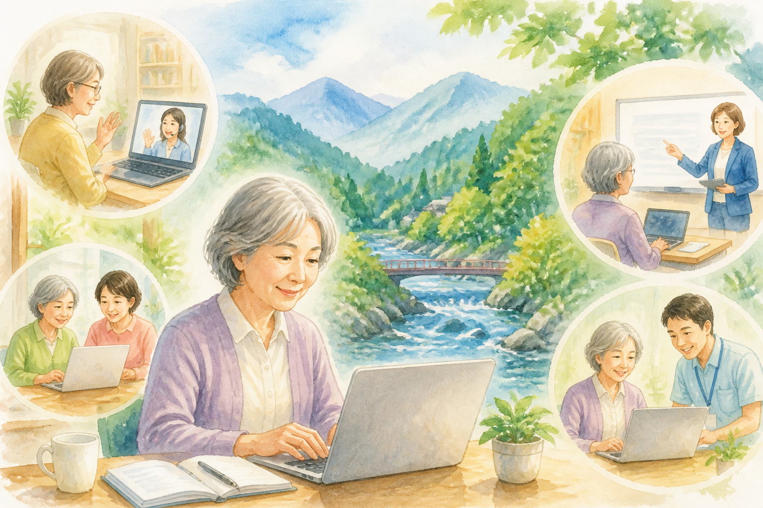 檜原村では複数の学び方を組み合わせるのが現実的です