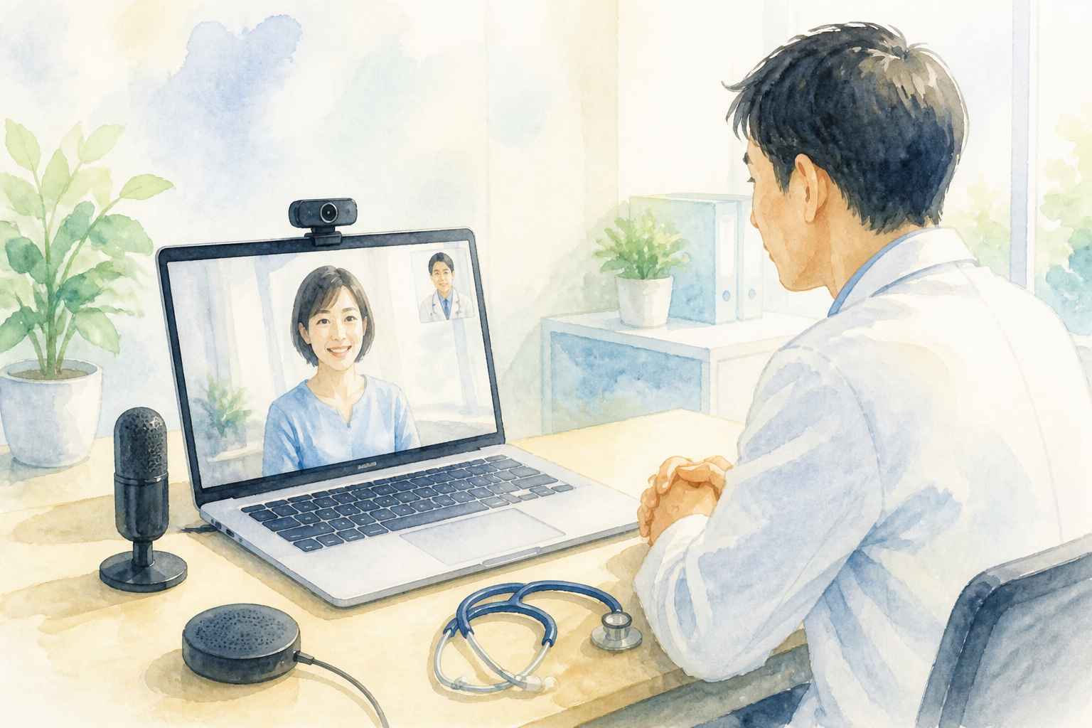オンライン診療には中〜上位の業務用パソコンが向いています
