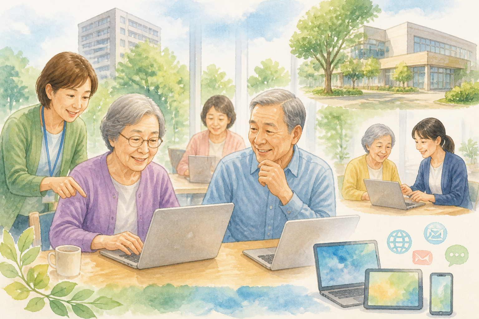 横浜市緑区で60代の方に向いているのは民間教室と公的講座の併用です