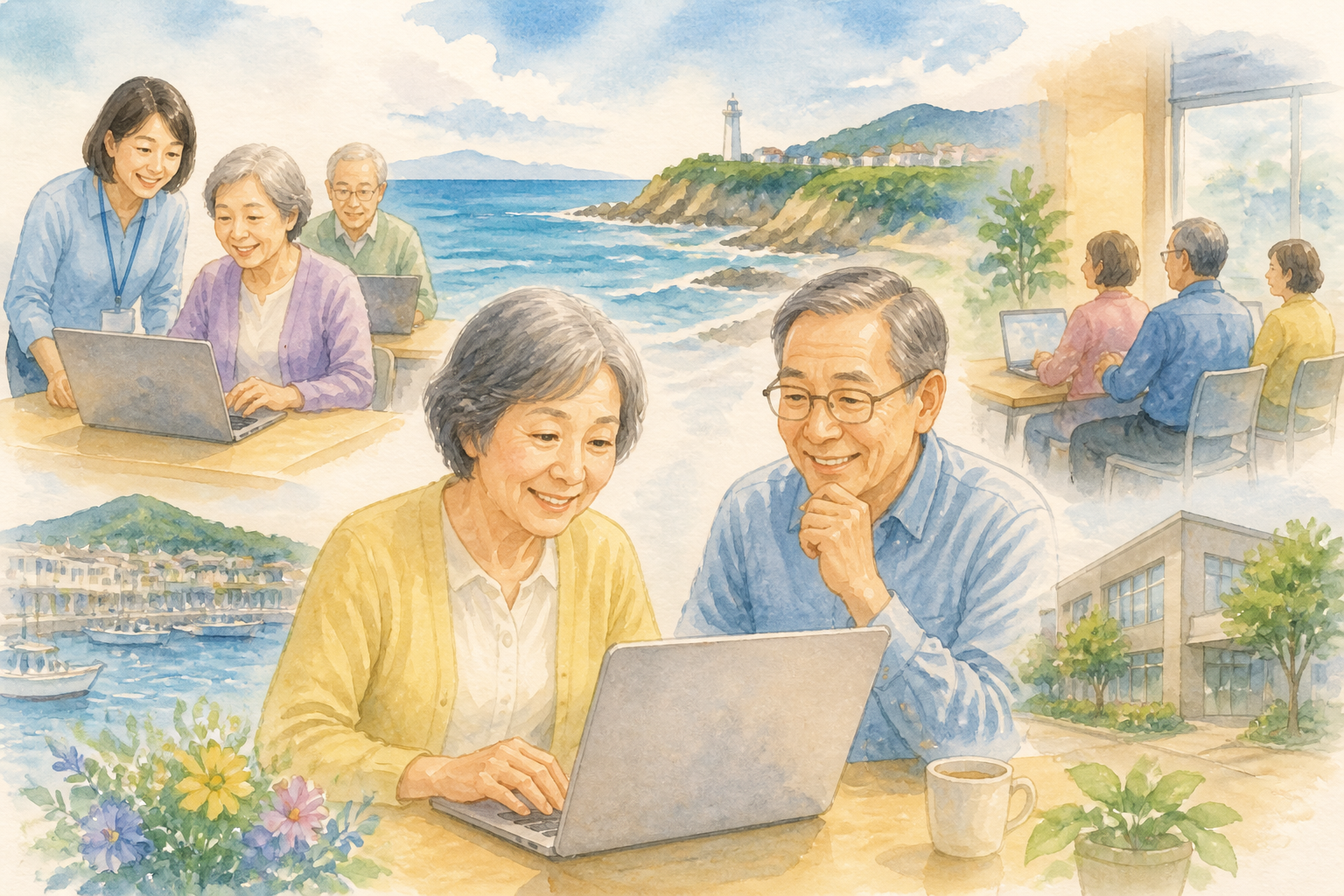 三浦市で60代の方に合うのは公的講座とシニア向け民間教室の併用です