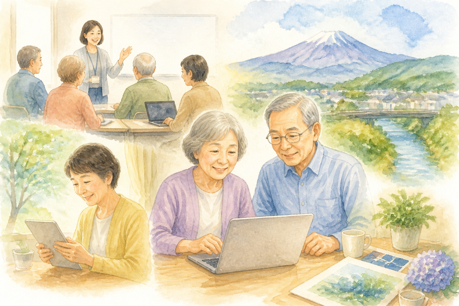 南足柄市で60代の方に合いやすいのは公的講座と近隣教室の併用です