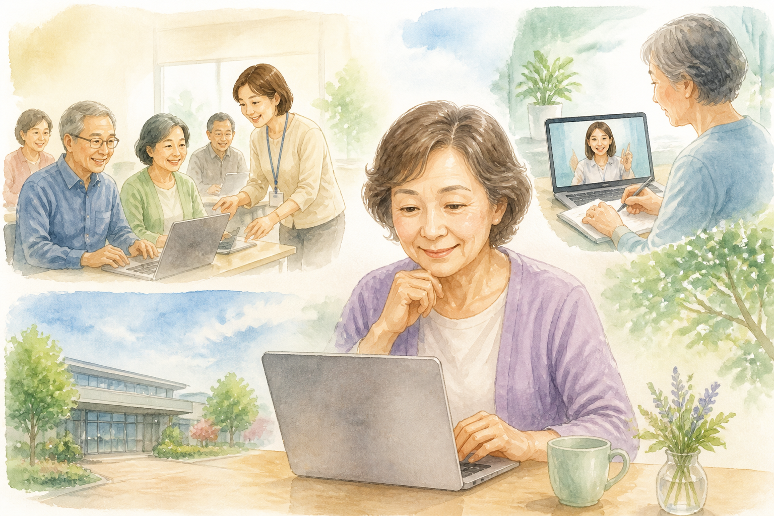 寒川町の60代には組み合わせ型の学び方が向いています