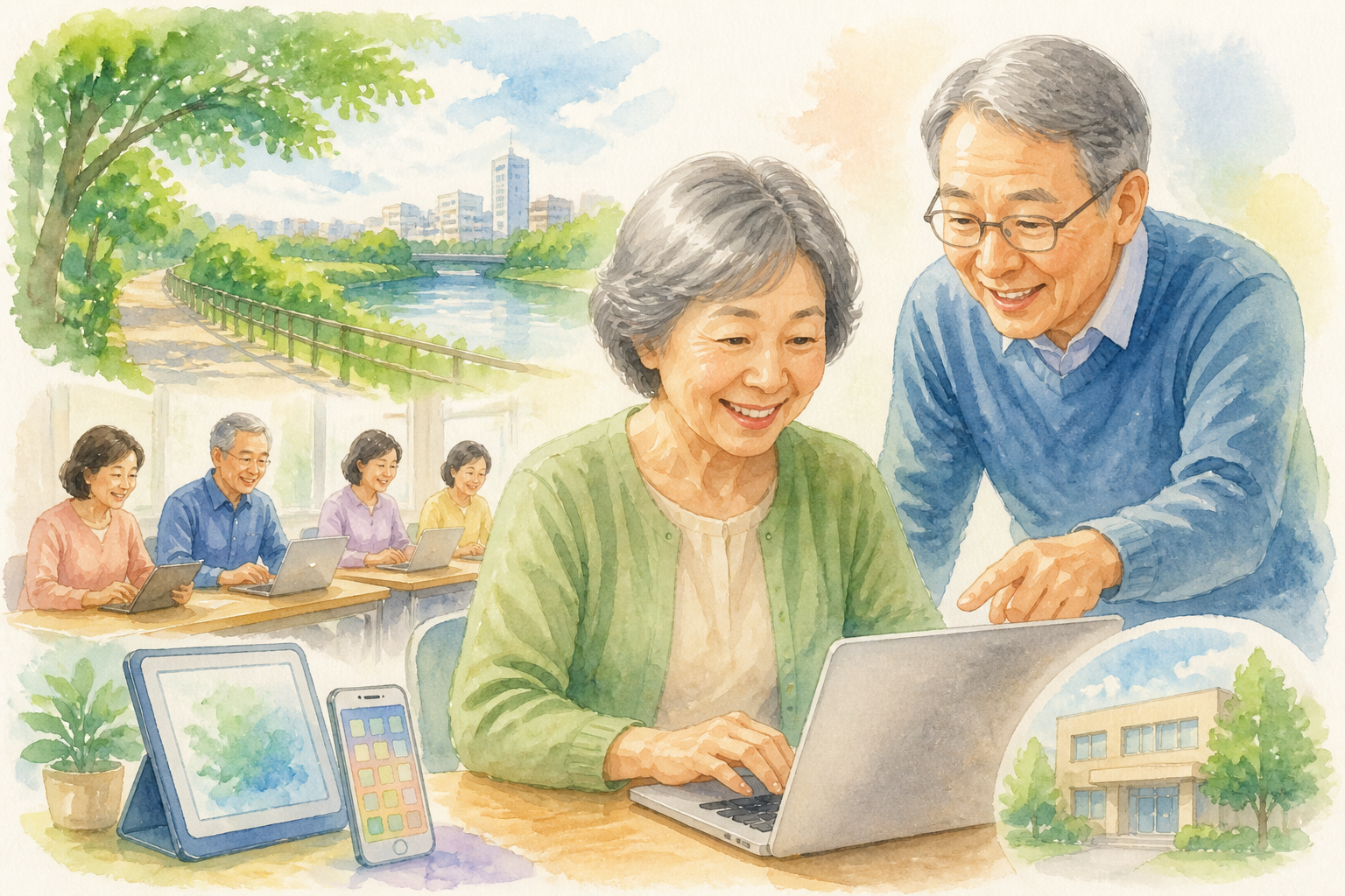 新座市で60代の方が安く安心して学ぶなら民間教室と地域講座の併用が有力です
