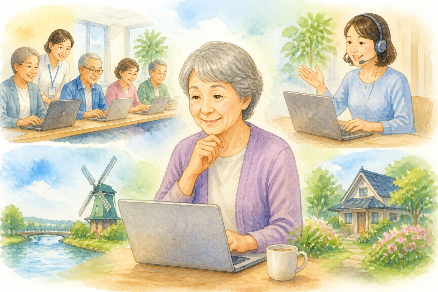 東庄町で60代が始めるなら対面とオンラインの比較が大切です