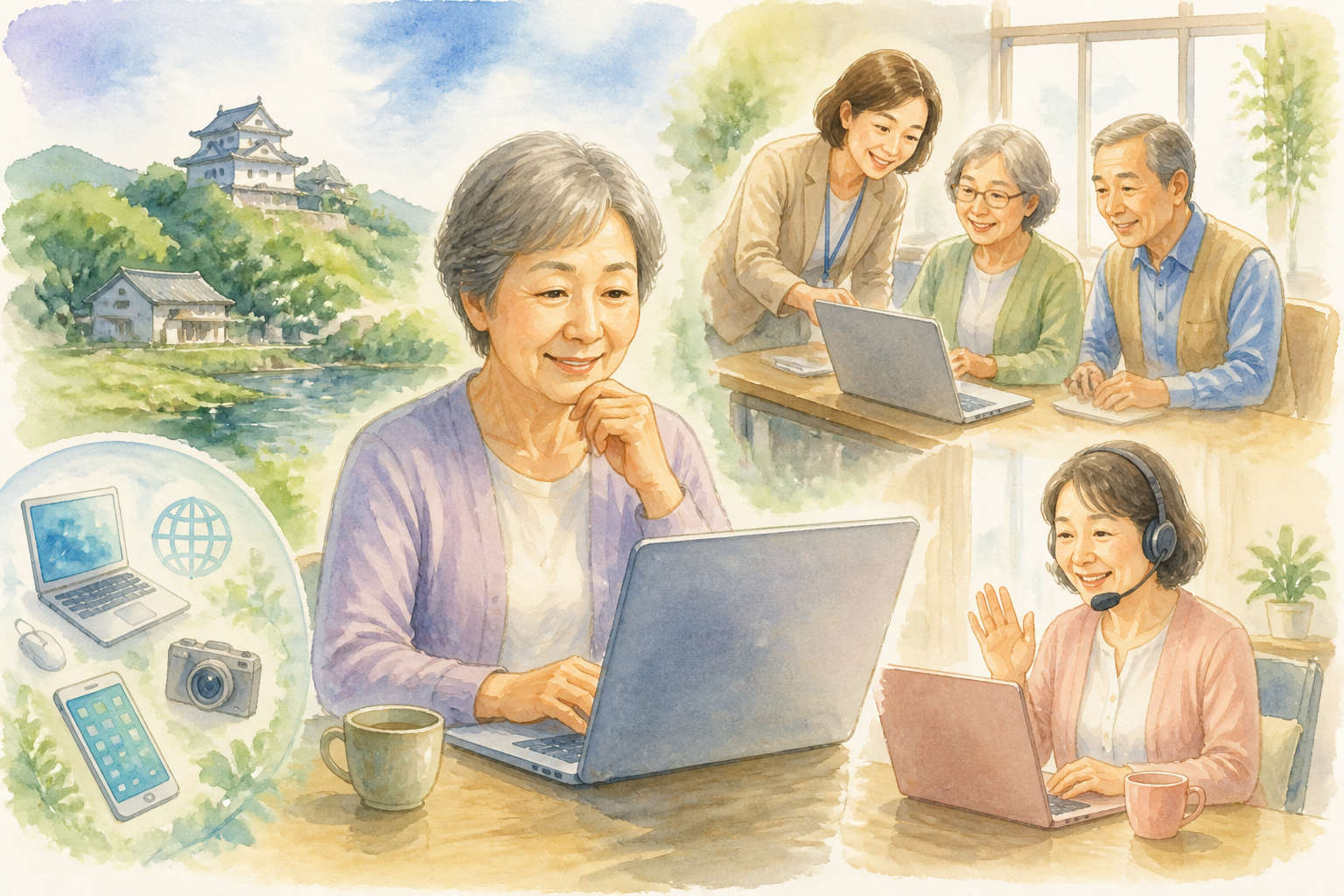 大多喜町で60代が学ぶなら対面とオンラインの併用が有力です